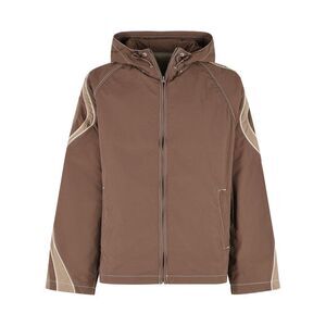 Erl Brown Nylon Jacket Men